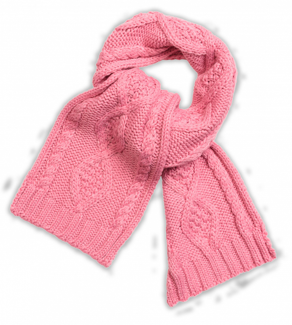 Вязаный шарф для девочки