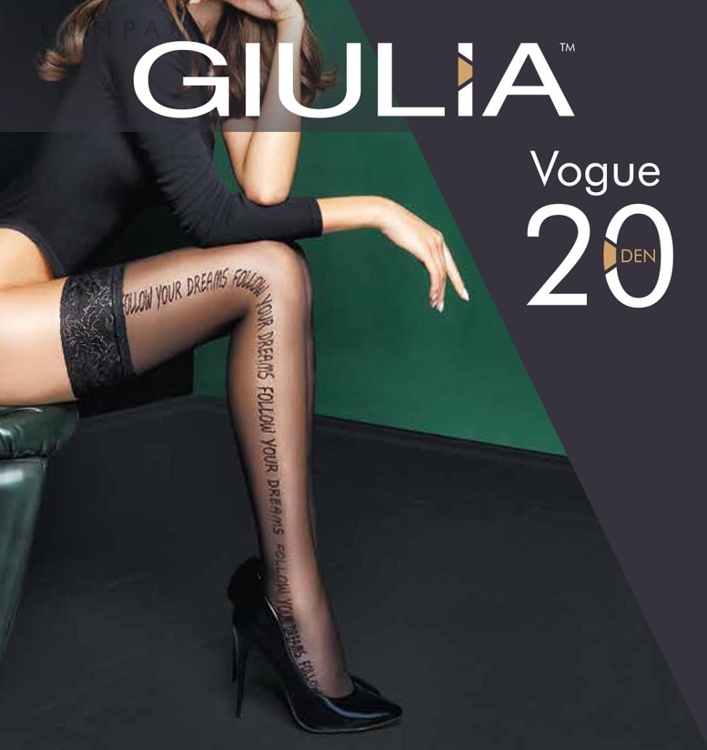 Чулки Giulia VOGUE 01 | Детская и женская одежда Пеликан (Pelican),  официальный сайт интернет-магазина Sklad10.ru